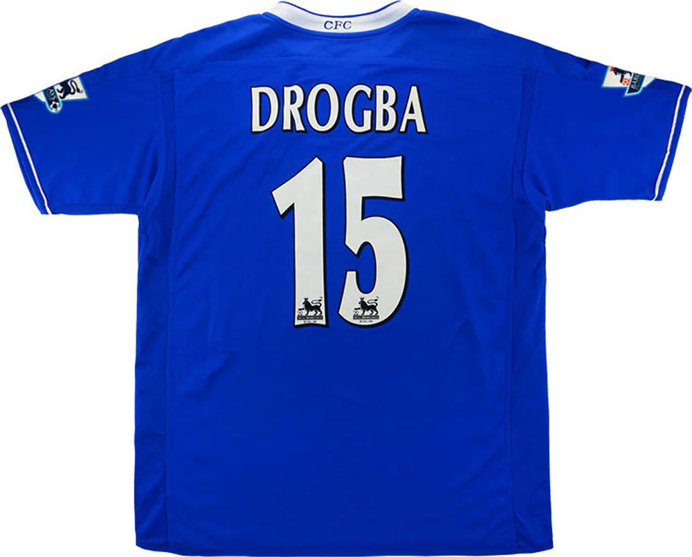 Chelsea Home Retro Jersey 2003 - Image 11