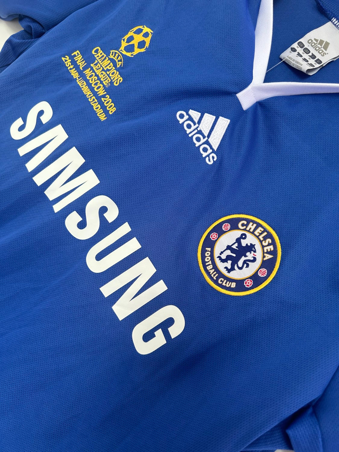 Chelsea Home Retro Jersey Champions League Final 2008 - Image 4