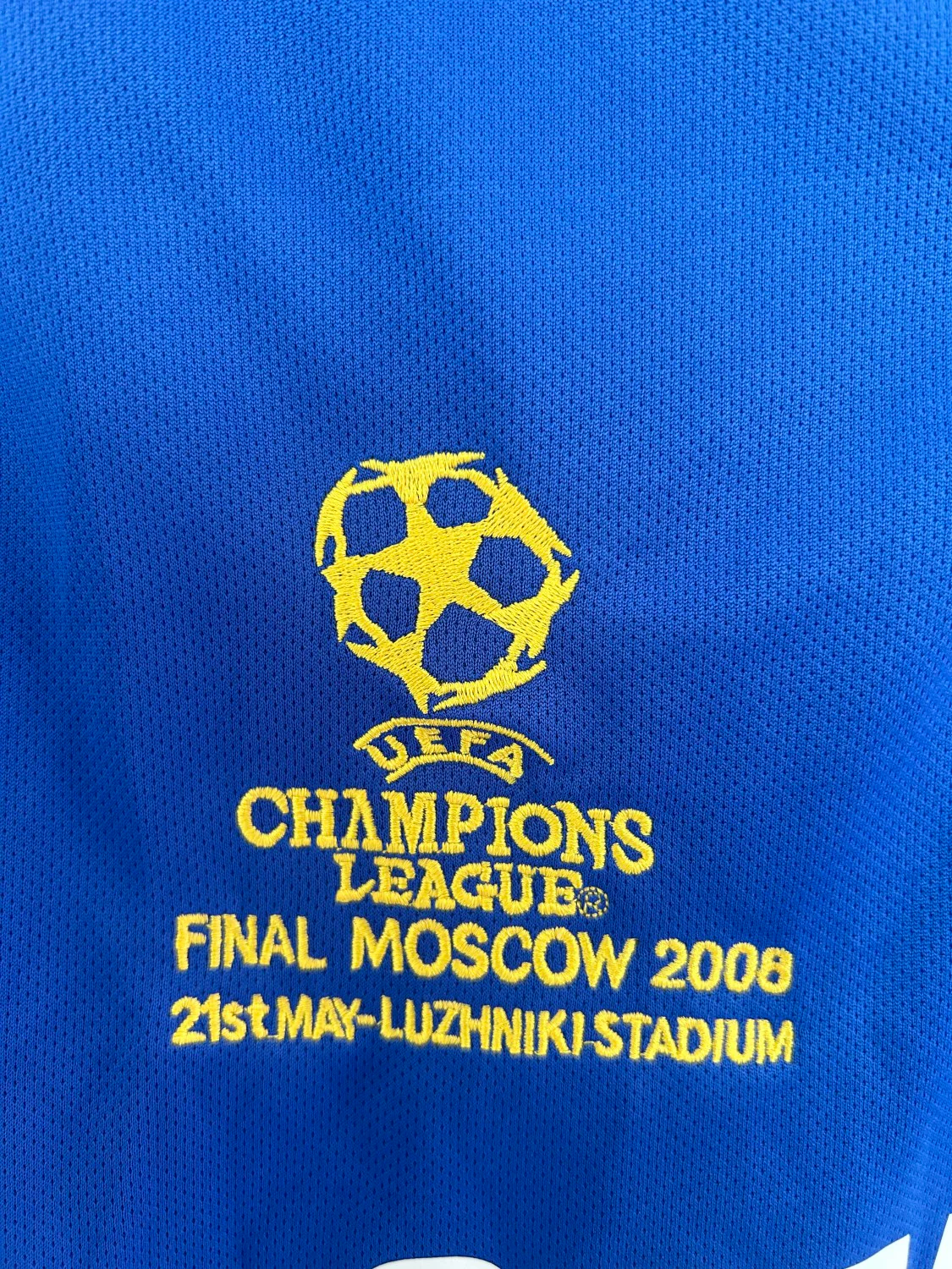 Chelsea Home Retro Jersey Champions League Final 2008 - Image 5