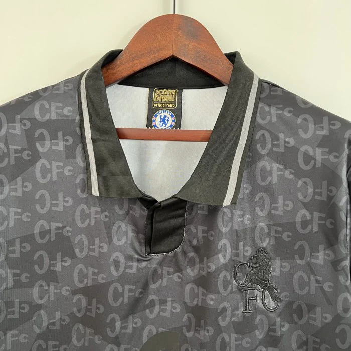 Chelsea x Score Draw Retro Black Out Jersey - Image 7