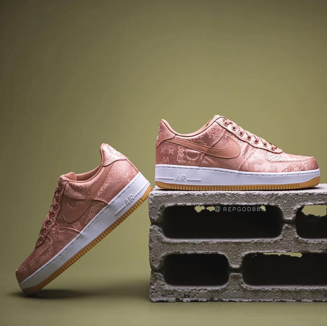 CLOT x Air Force 1 Low “Rose Gold” CJ5290-600 - Image 10