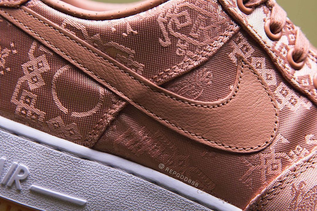 CLOT x Air Force 1 Low “Rose Gold” CJ5290-600 - Image 12