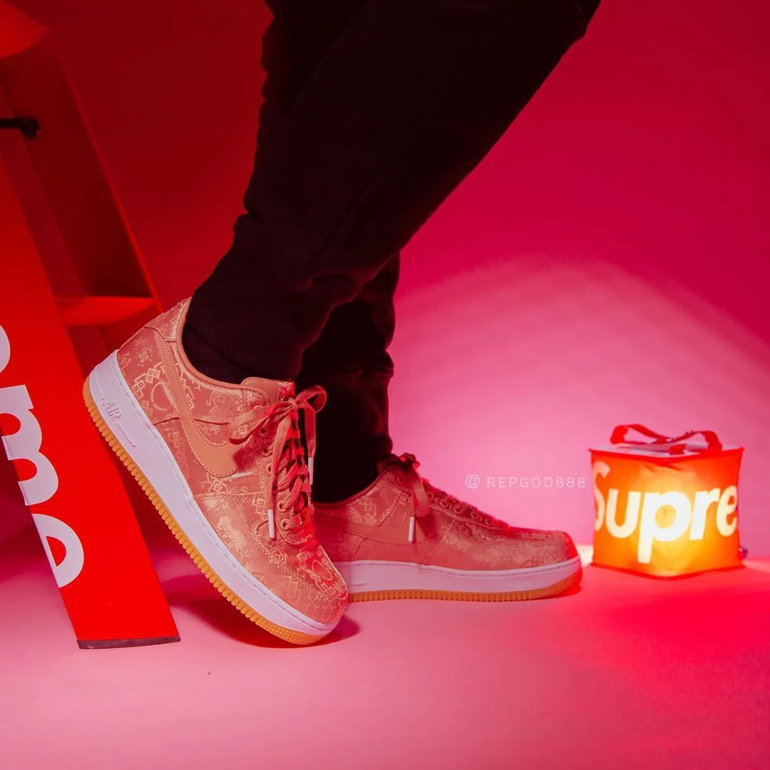 CLOT x Air Force 1 Low “Rose Gold” CJ5290-600 - Image 16