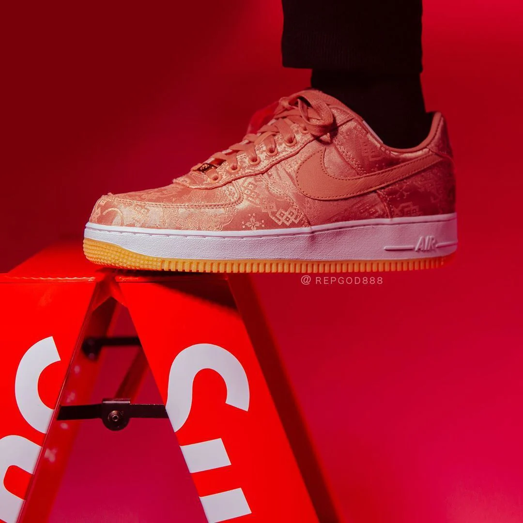 CLOT x Air Force 1 Low “Rose Gold” CJ5290-600 - Image 18