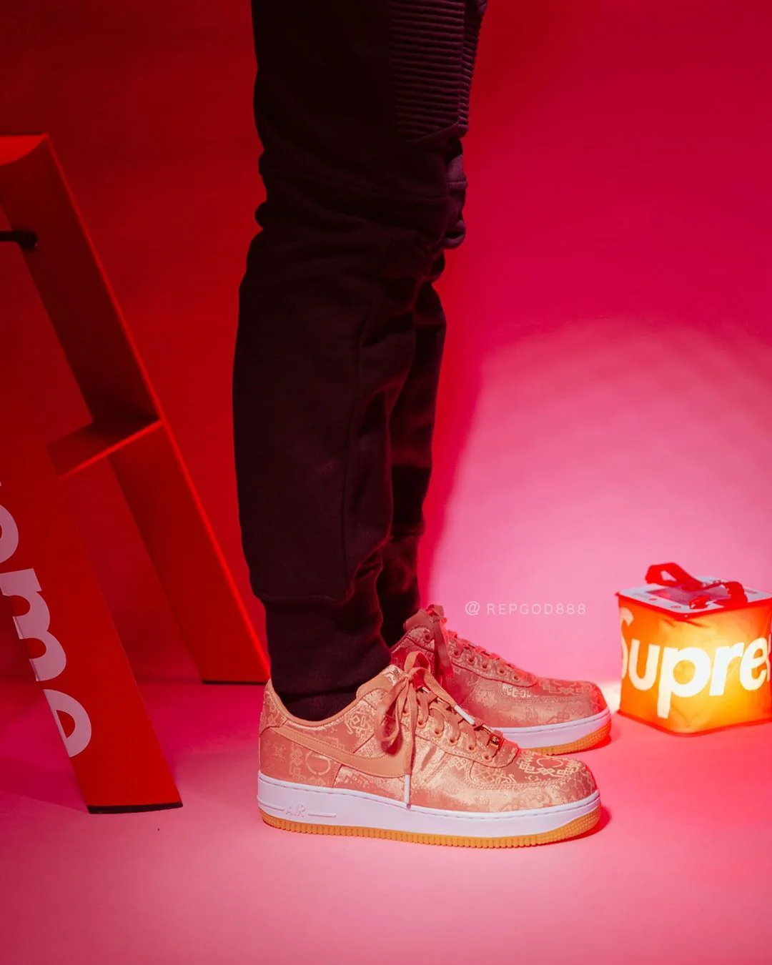 CLOT x Air Force 1 Low “Rose Gold” CJ5290-600 - Image 20