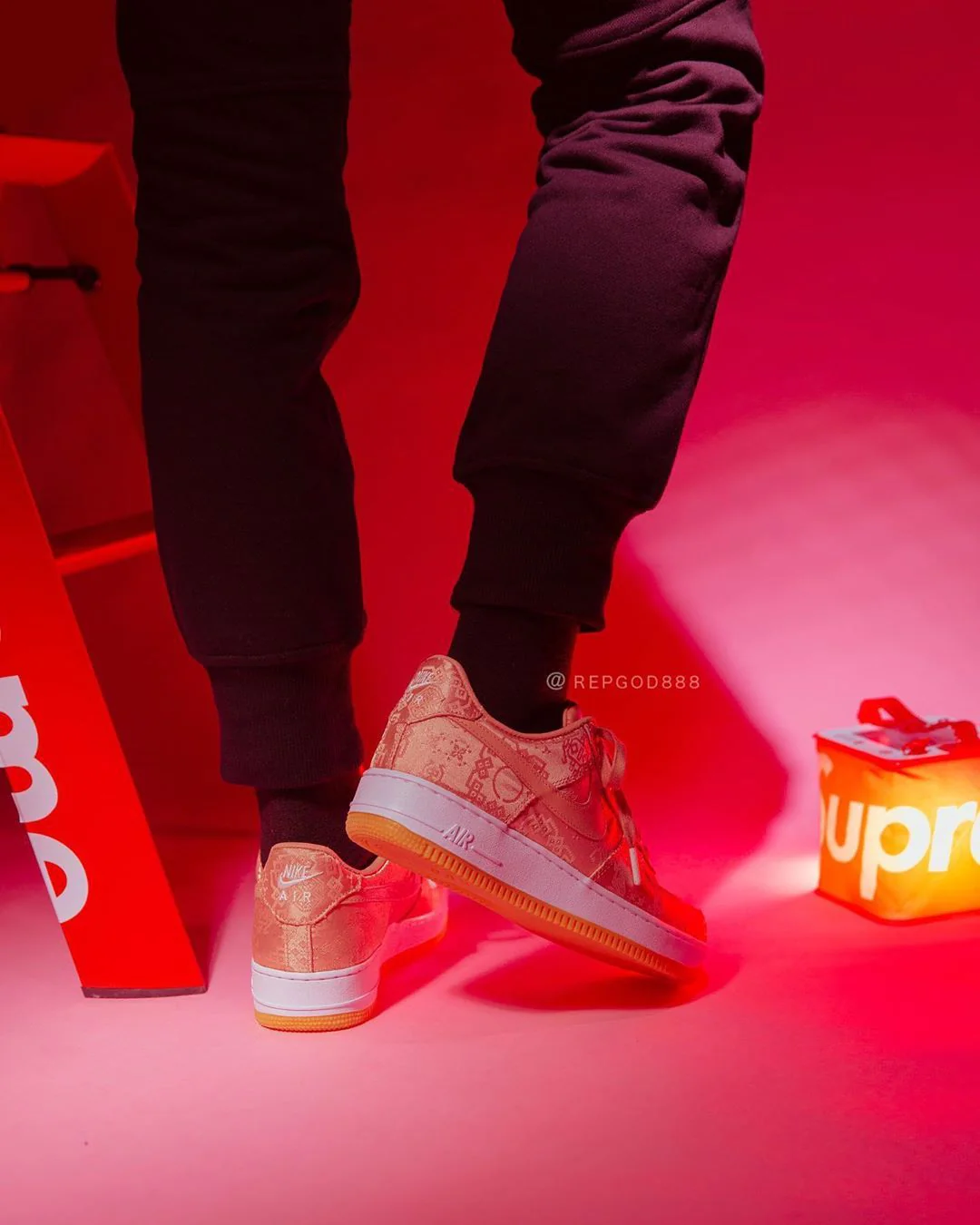 CLOT x Air Force 1 Low “Rose Gold” CJ5290-600 - Image 22