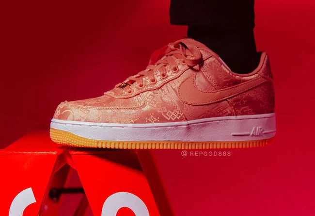 CLOT x Air Force 1 Low “Rose Gold” CJ5290-600 - Image 23