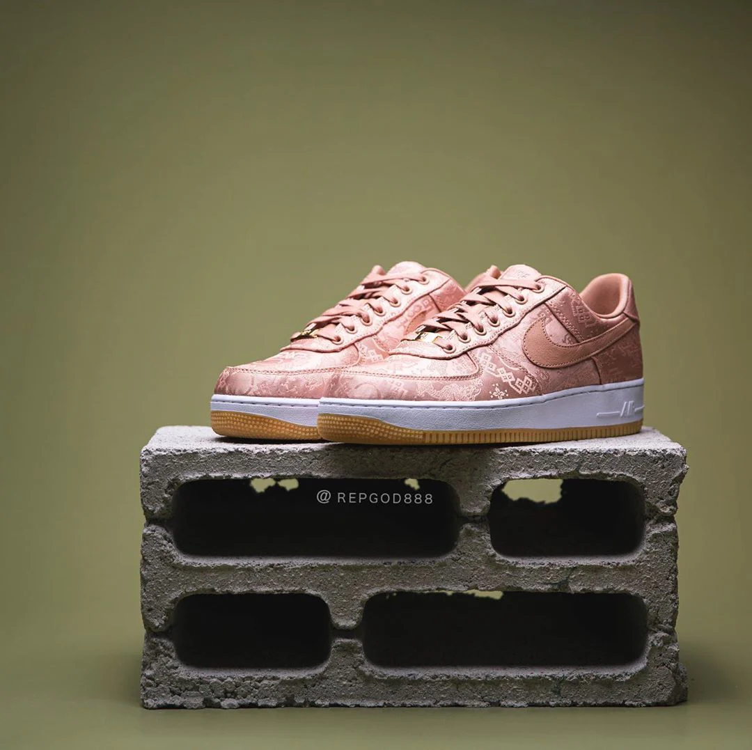 CLOT x Air Force 1 Low “Rose Gold” CJ5290-600 - Image 7