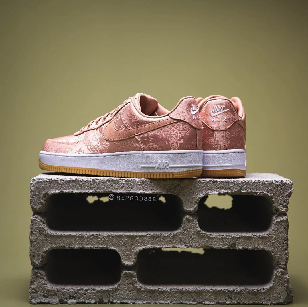 CLOT x Air Force 1 Low “Rose Gold” CJ5290-600 - Image 8
