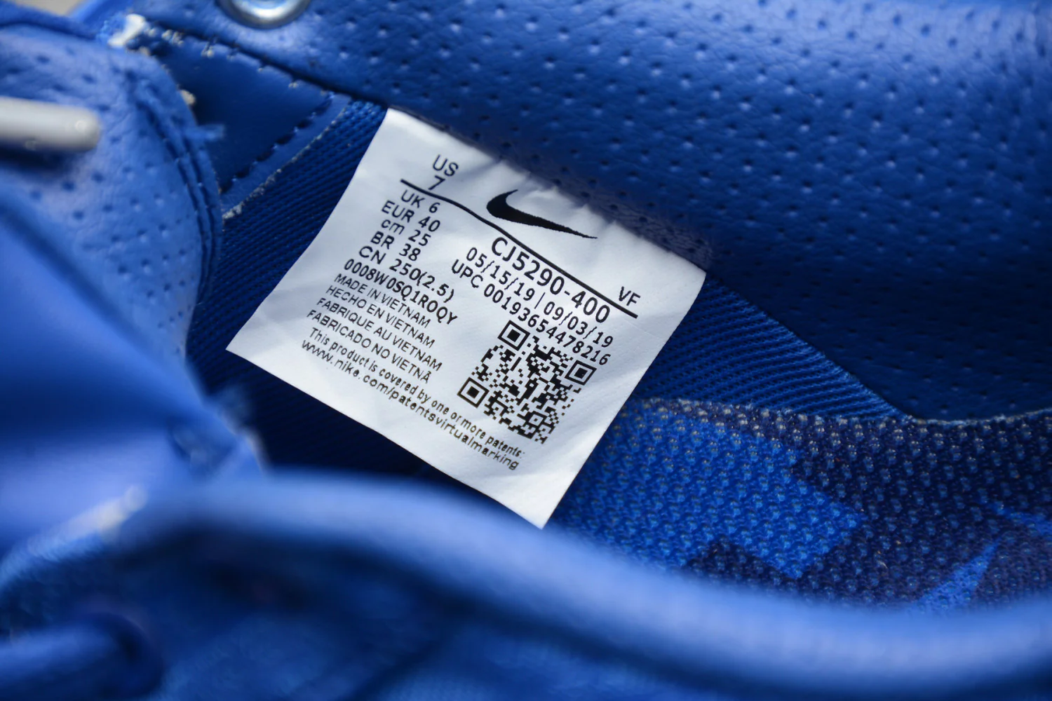 CLOT x Air Force 1 Premium Game Royal AO9286-400 - Image 11