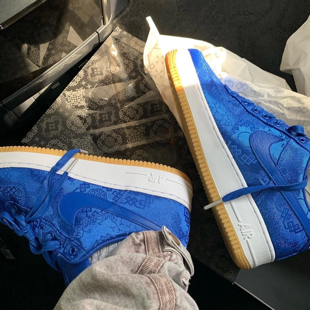 CLOT x Air Force 1 Premium Game Royal AO9286-400 - Image 27