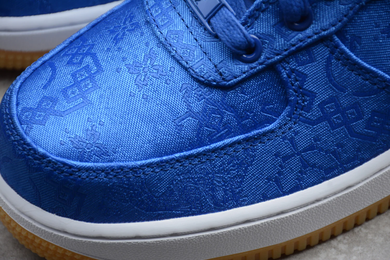 CLOT x Air Force 1 Premium Game Royal AO9286-400 - Image 8