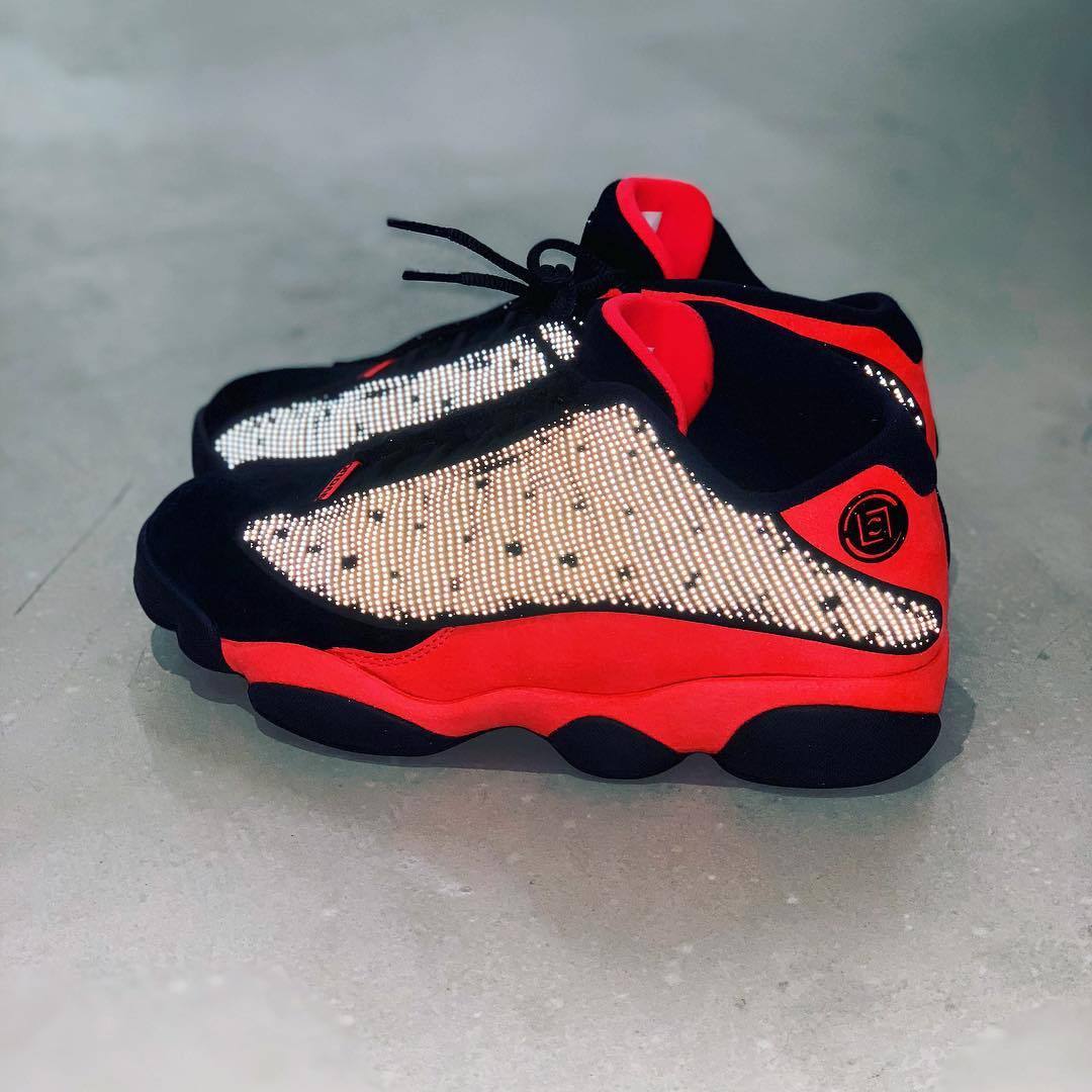CLOT x Air Jordan 13 “INFRA-BRED” AT3102-006 - Image 11