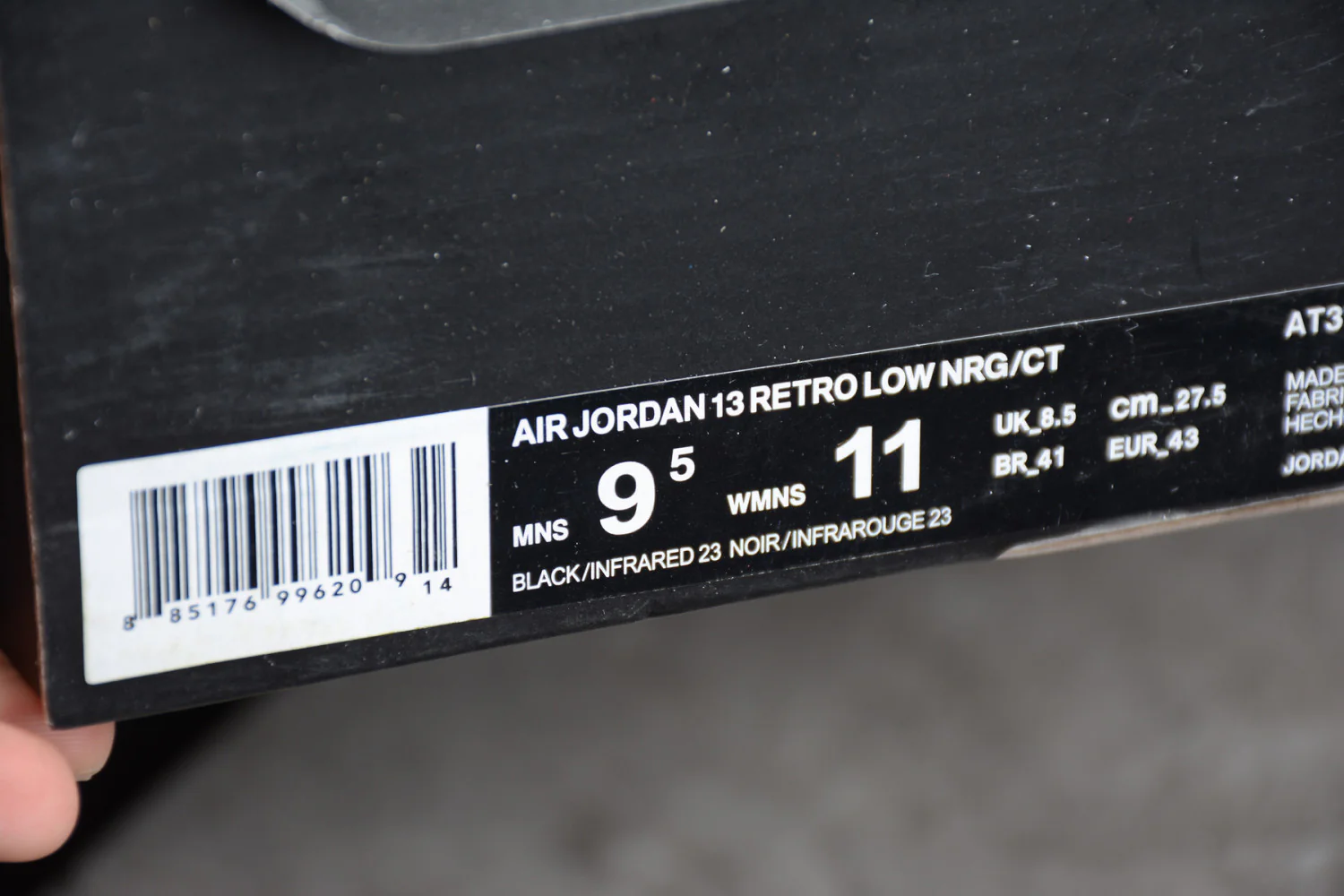 CLOT x Air Jordan 13 “INFRA-BRED” AT3102-006 - Image 13