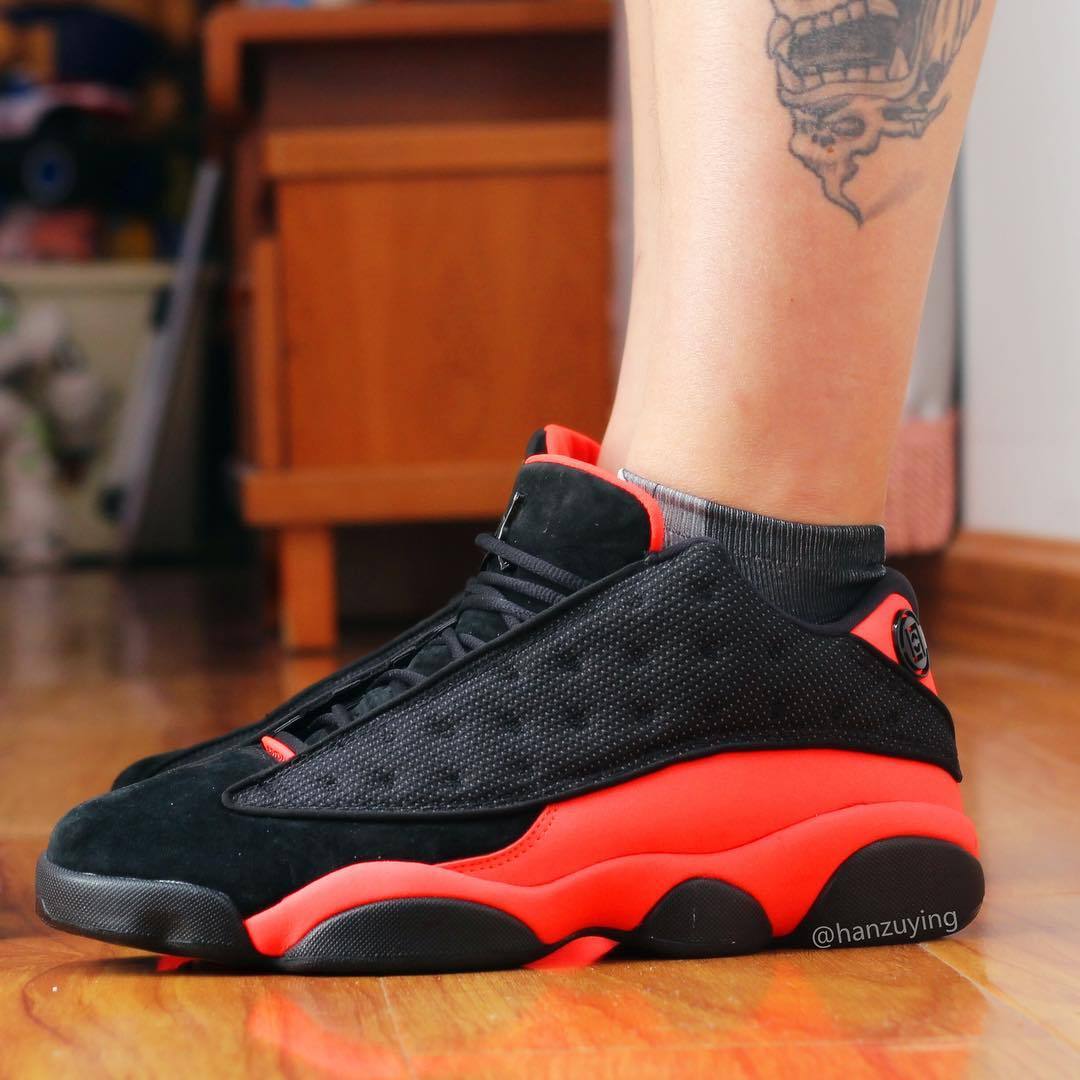 CLOT x Air Jordan 13 “INFRA-BRED” AT3102-006 - Image 9