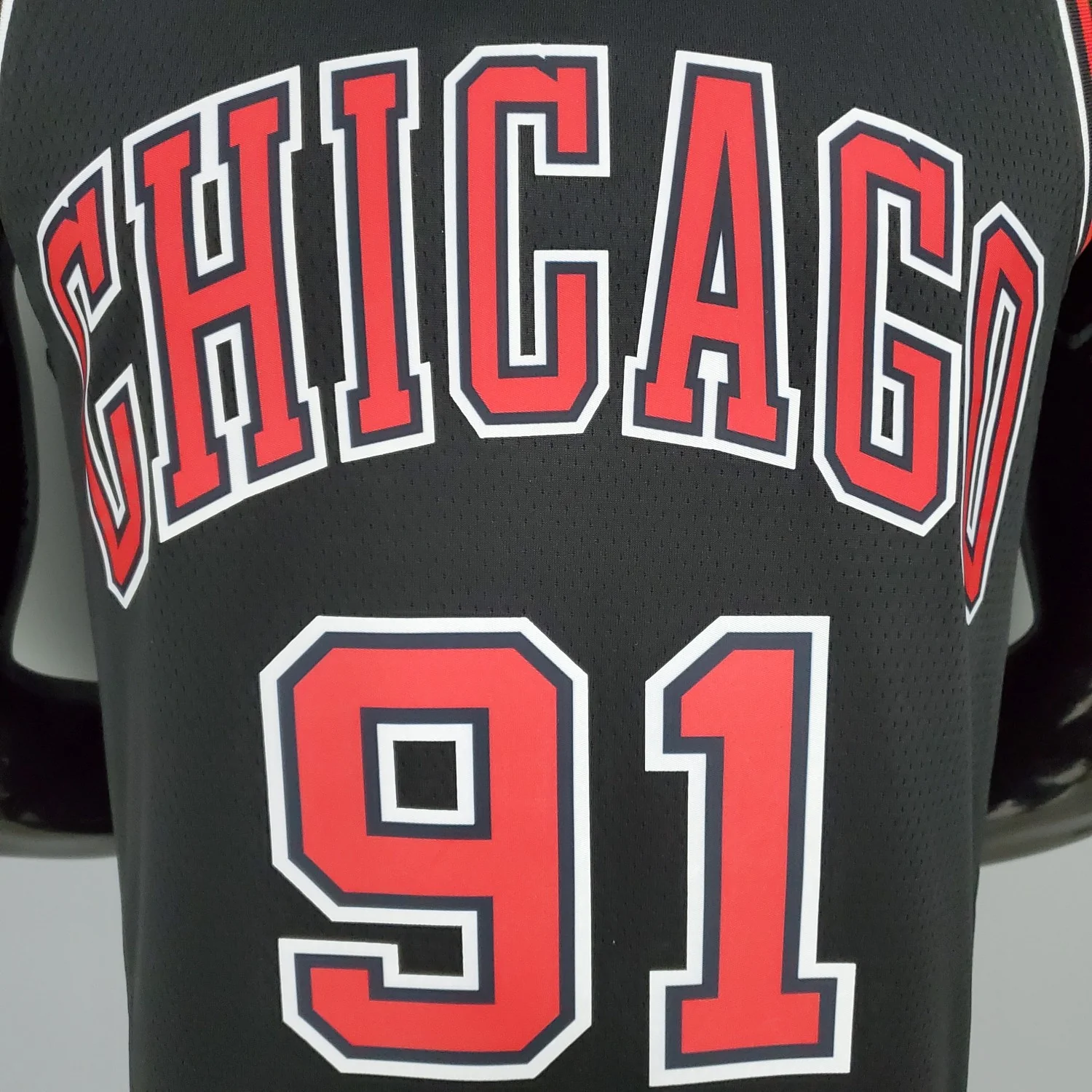 Dennis Rodman Chicago Bulls Swingman Jersey Black - Image 4