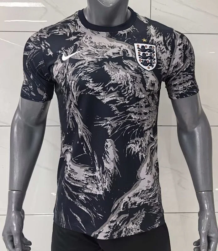England Grey Black Pre match Training Jersey 26/27