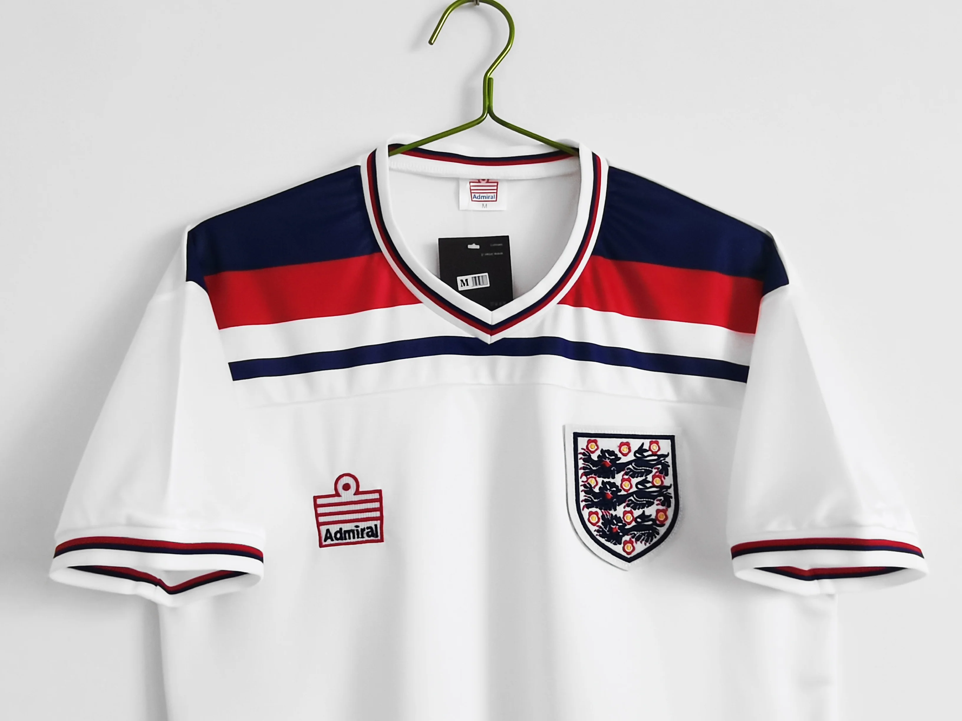 England Retro Home Jersey 1980-83 - Image 4