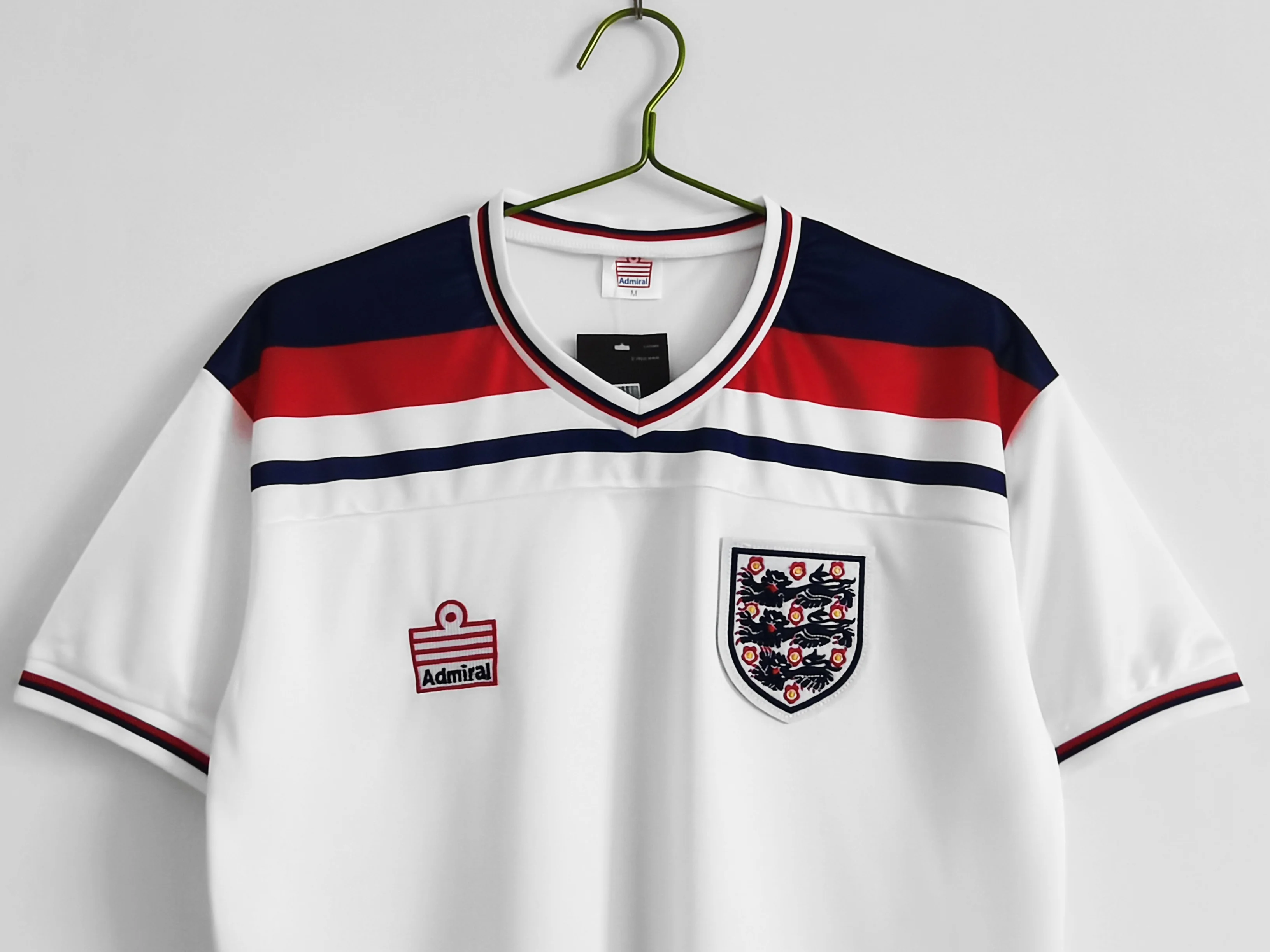 England Retro Home Jersey 1980-83 - Image 9