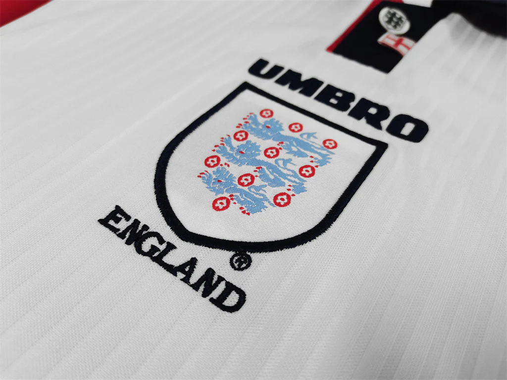 England Retro Home Kids Jersey 1998 - Image 9