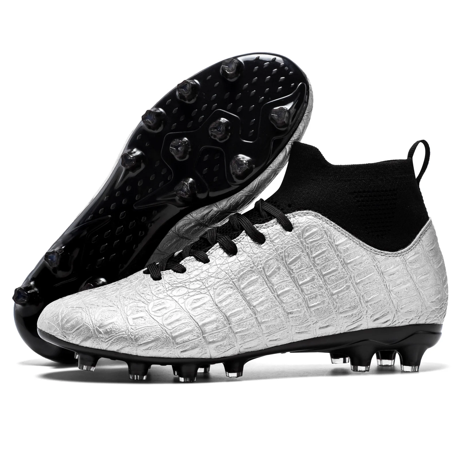 Football Men's High-top Foot Sock Training Shoes - Image 5
