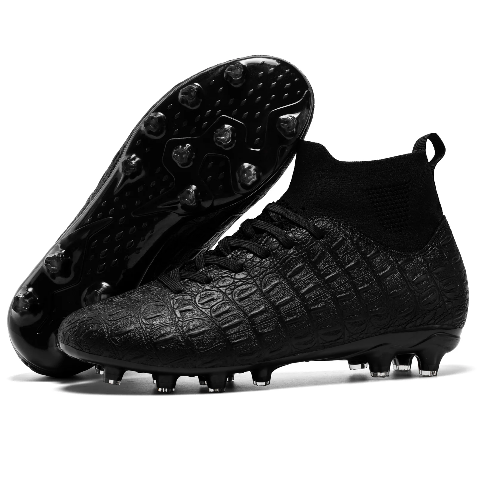 Football Men's High-top Foot Sock Training Shoes - Image 7