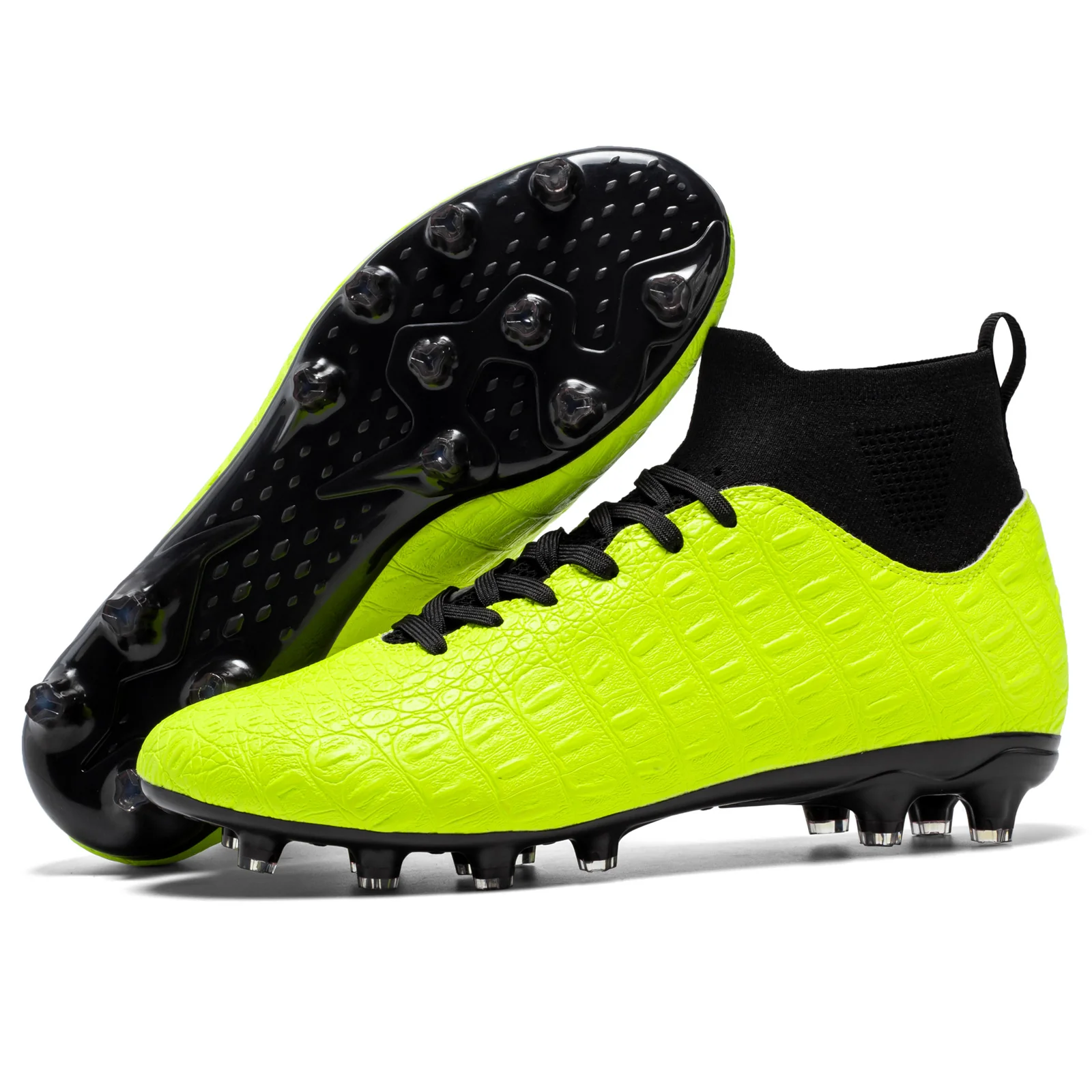 Football Men's High-top Foot Sock Training Shoes - Image 9
