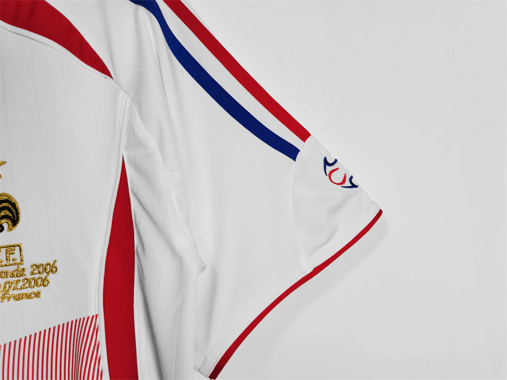 France Away Retro Jersey 2006 - Image 7
