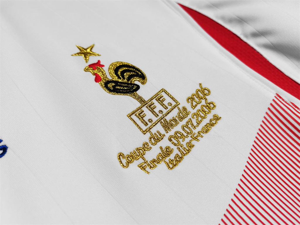 France Away Retro Jersey 2006 - Image 8