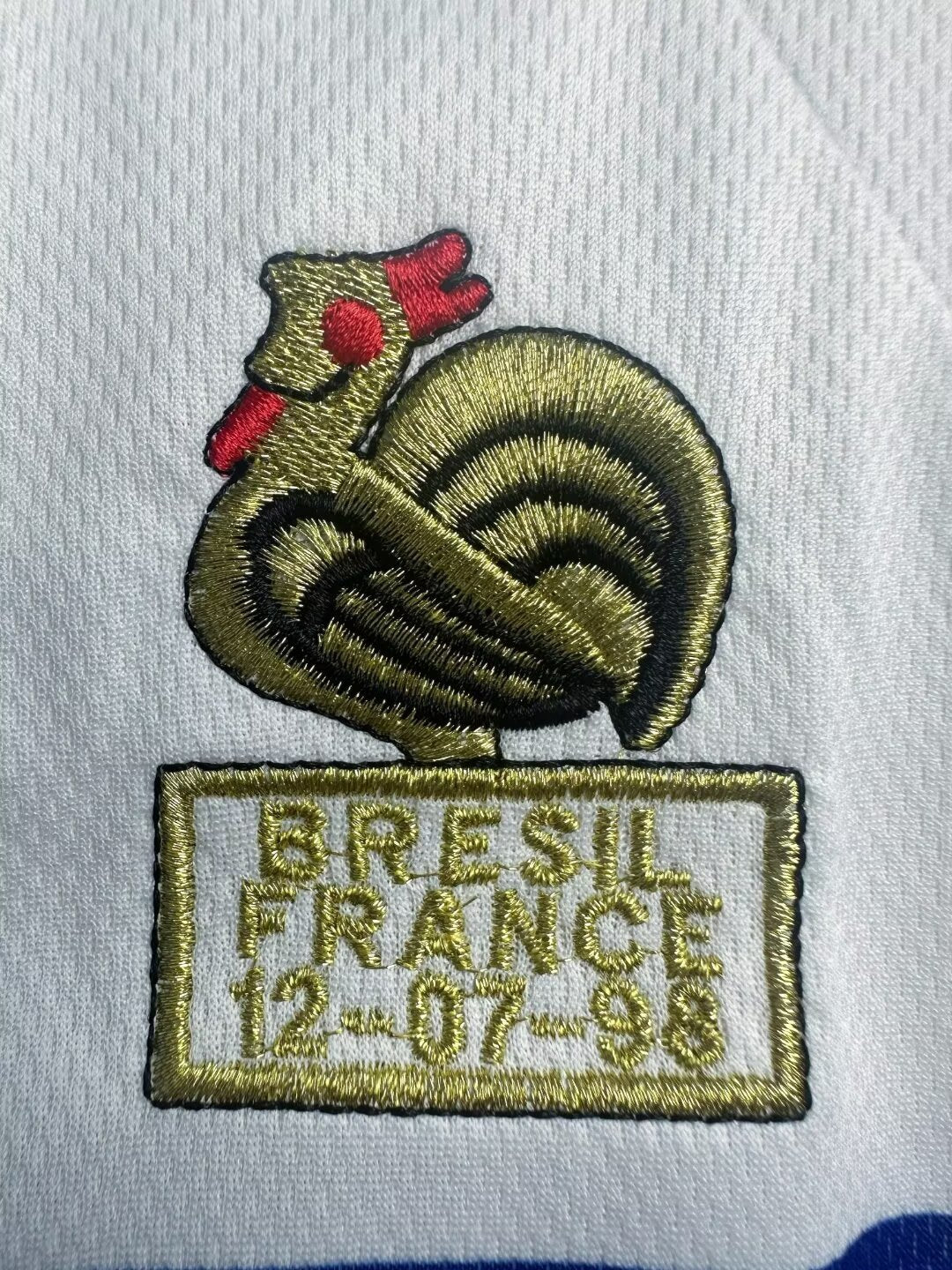 France Away Retro Long Sleeve Jersey 1998 - Image 5