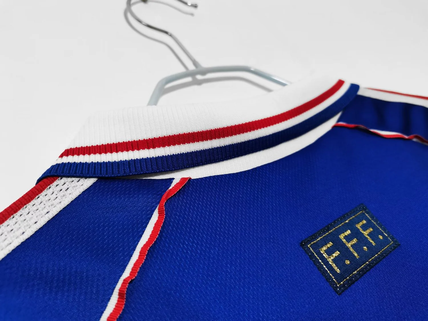 France Retro Home Long Sleeve Jersey 1998 - Image 10