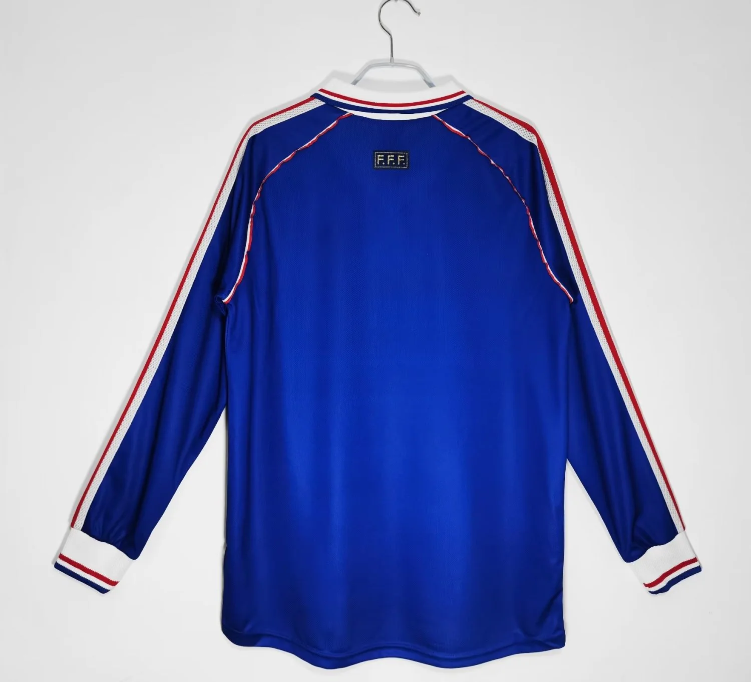 France Retro Home Long Sleeve Jersey 1998 - Image 2