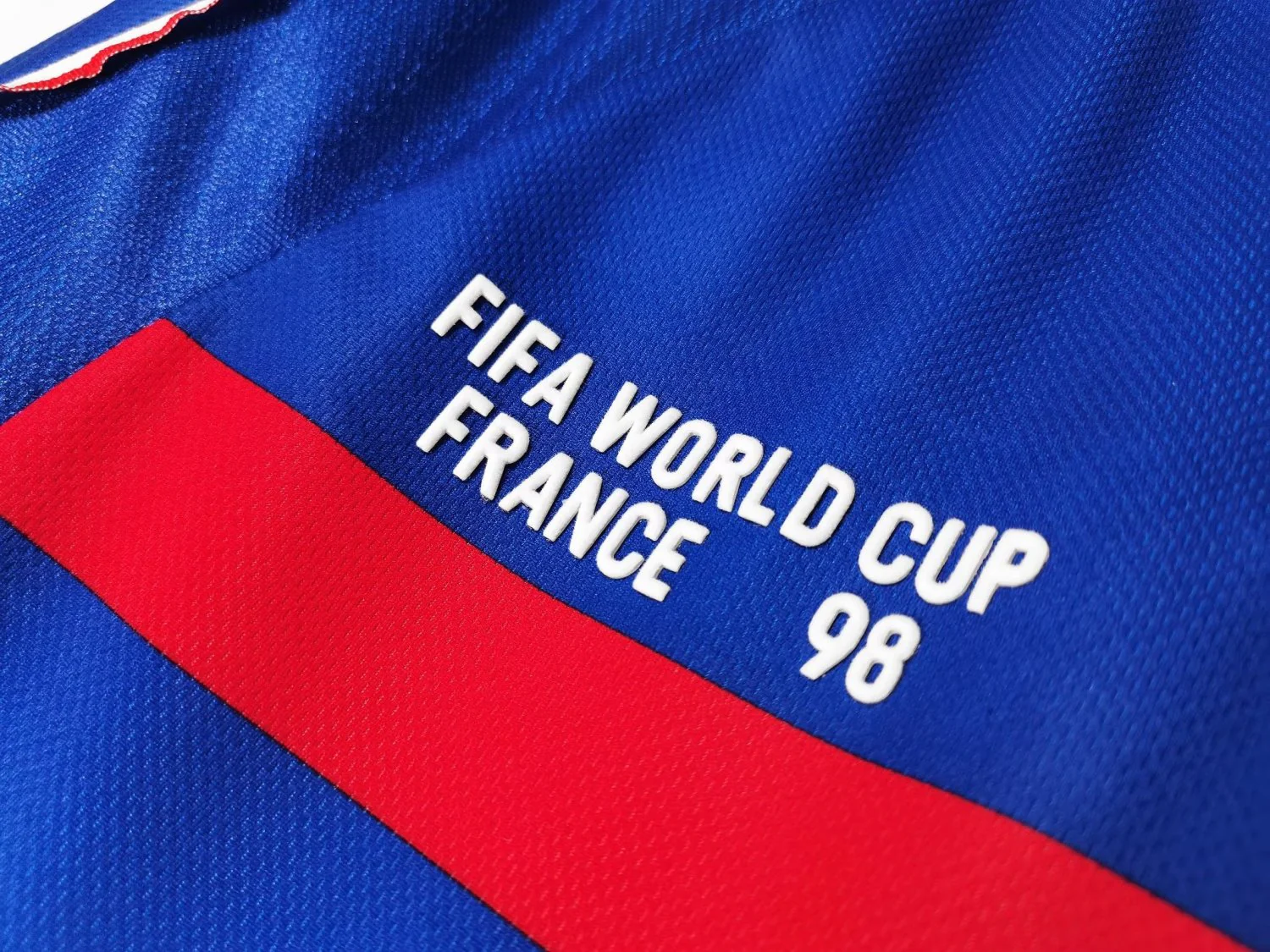 France Retro Home Long Sleeve Jersey 1998 - Image 8