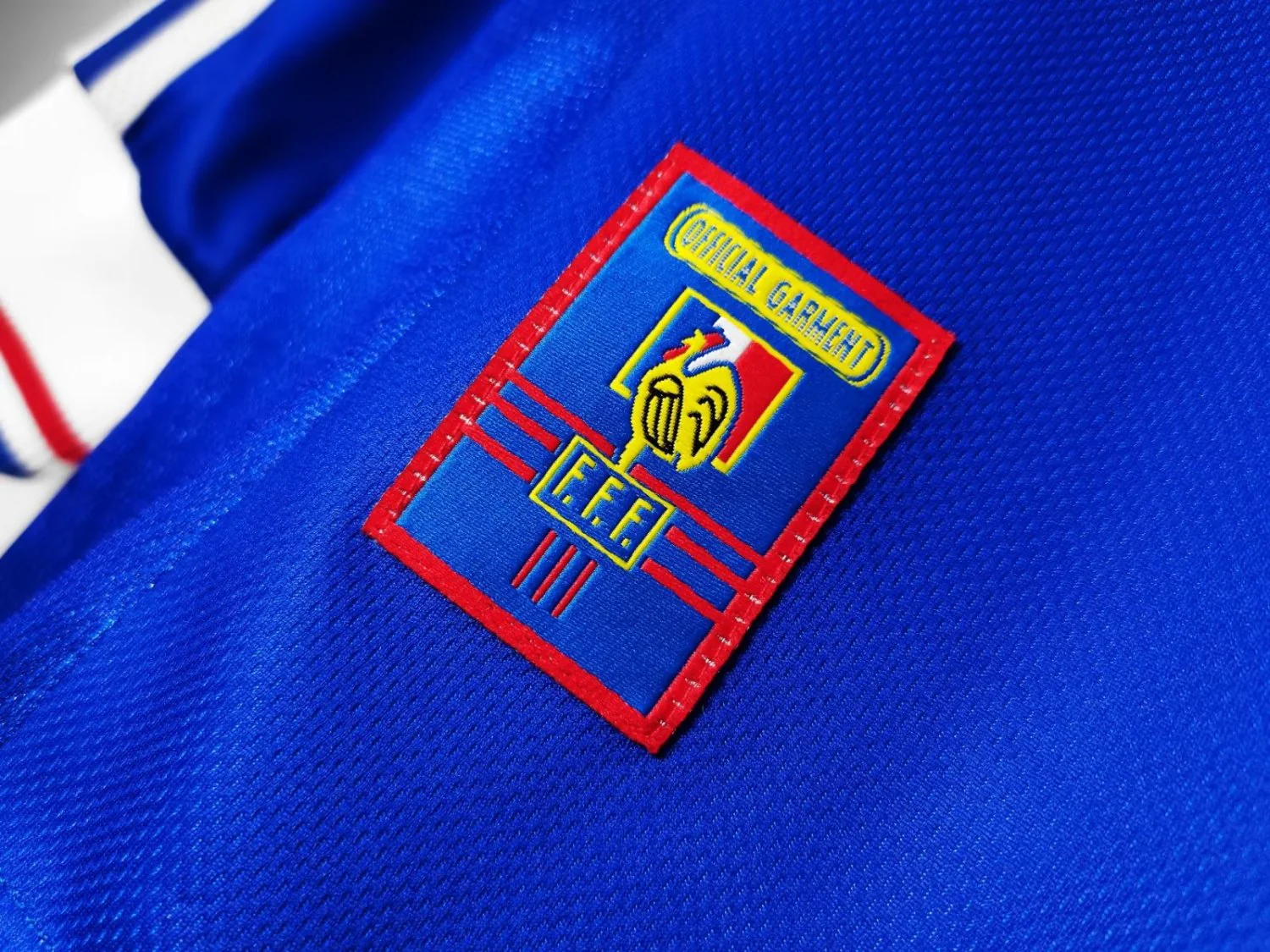 France Retro Home Long Sleeve Jersey 1998 - Image 9