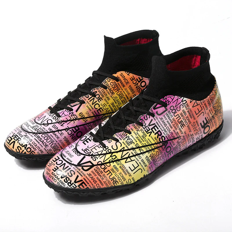 High Top Soccer Shoes Boys And Girls Tf Broken Nails - Image 3