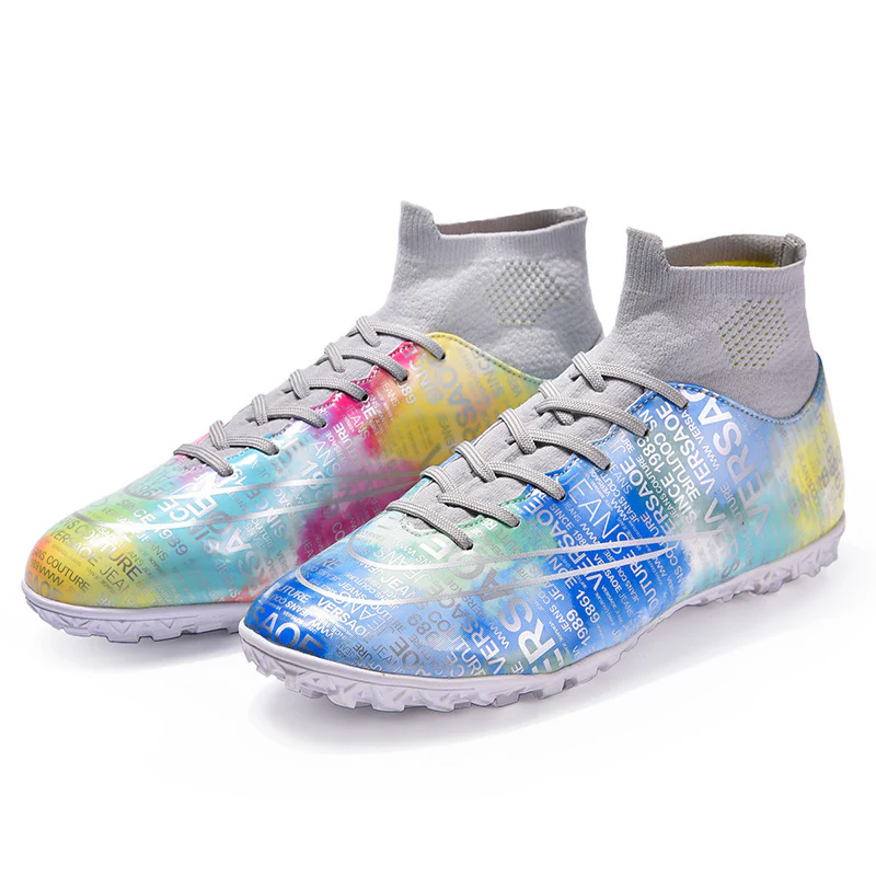 High Top Soccer Shoes Boys And Girls Tf Broken Nails - Image 5