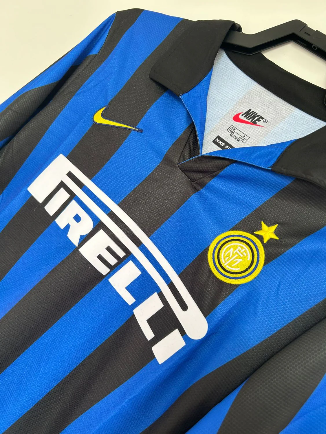 Inter Milan Home Long Sleeve Retro Jersey 1998/99 - Image 3
