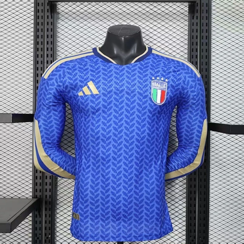 Italy Home Long Sleeved Player Version Jersey 26/27