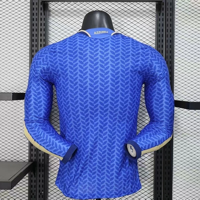 Italy Home Long Sleeved Player Version Jersey 26/27 - Image 2