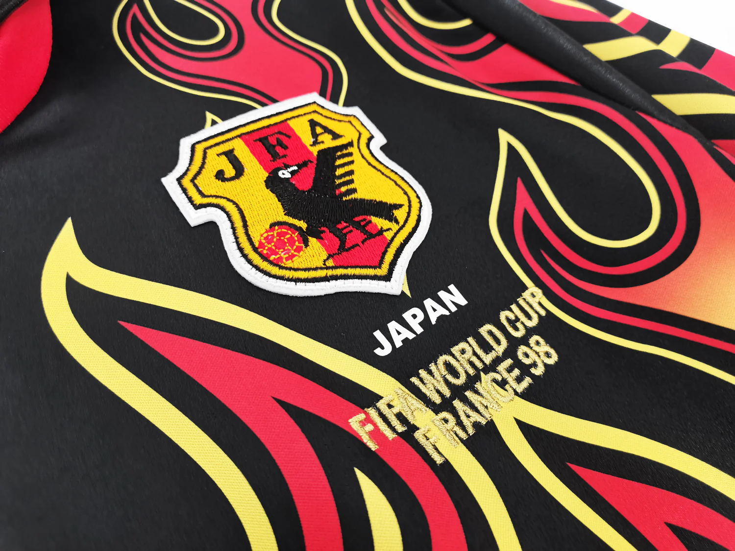 Japan Retro Home Goalkeeper Long Sleeve Jersey 1998 - Image 5