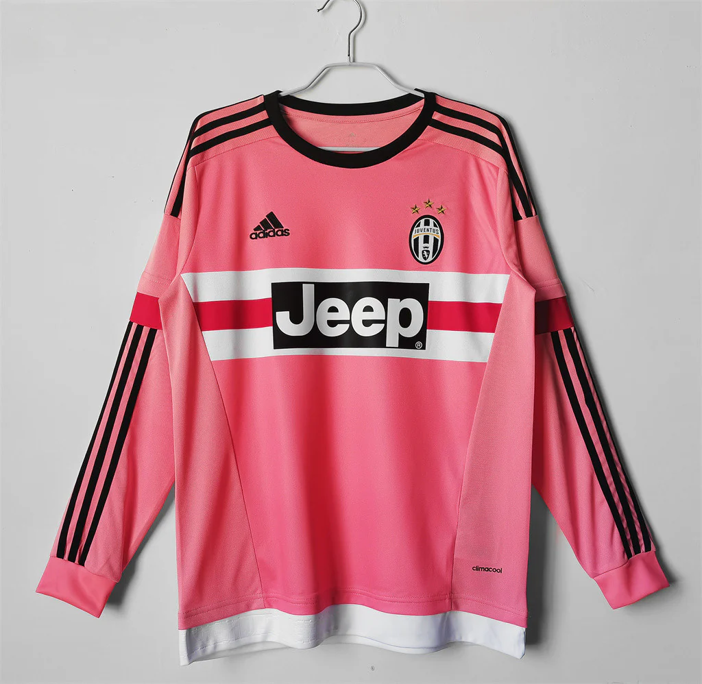 Juventus Away Long Sleeve Retro Jersey 2015/16