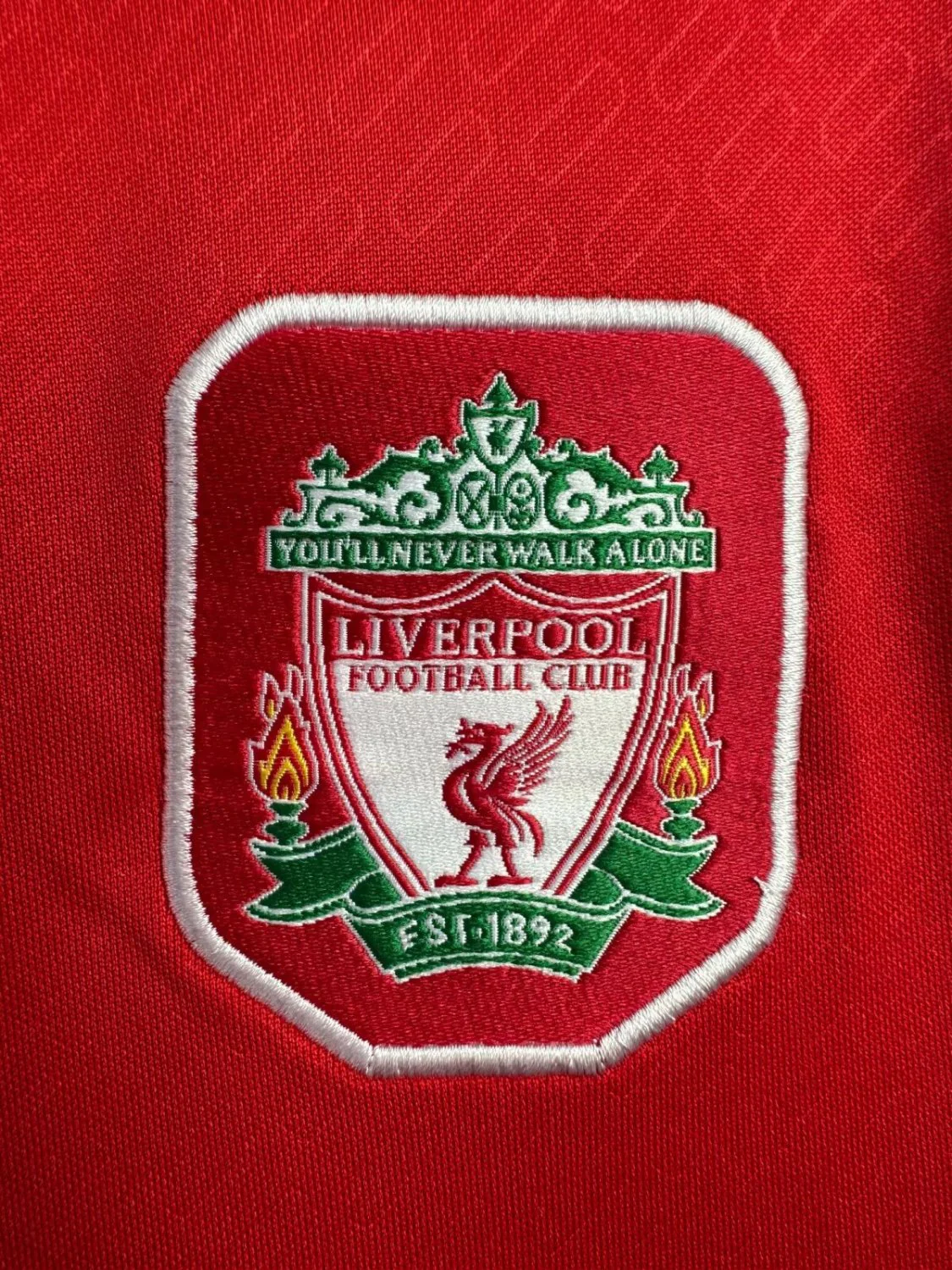 Liverpool Home Long Sleeve Retro Jersey 2004/05 - Image 5