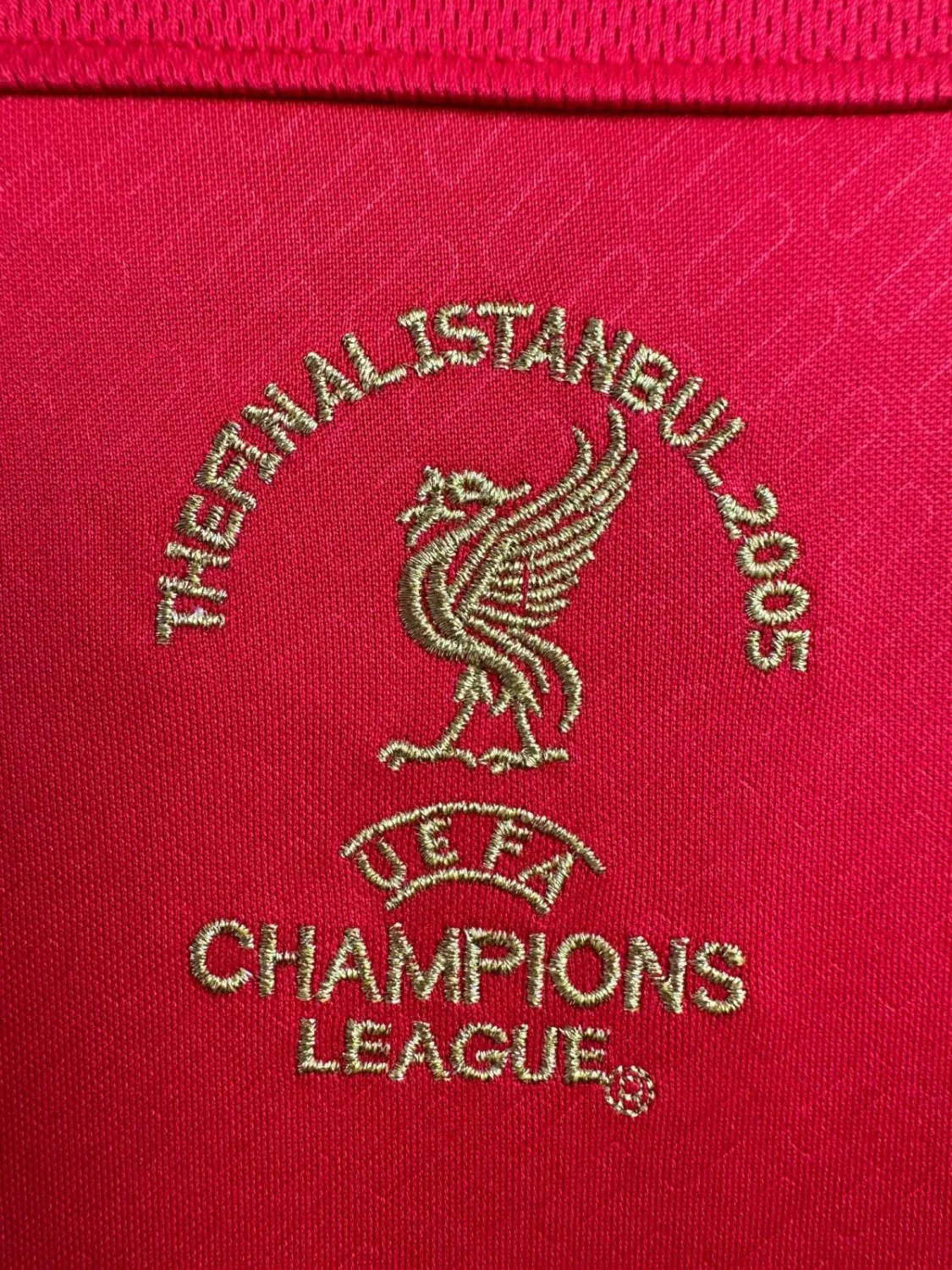 Liverpool Home Long Sleeve Retro Jersey 2004/05 - Image 6