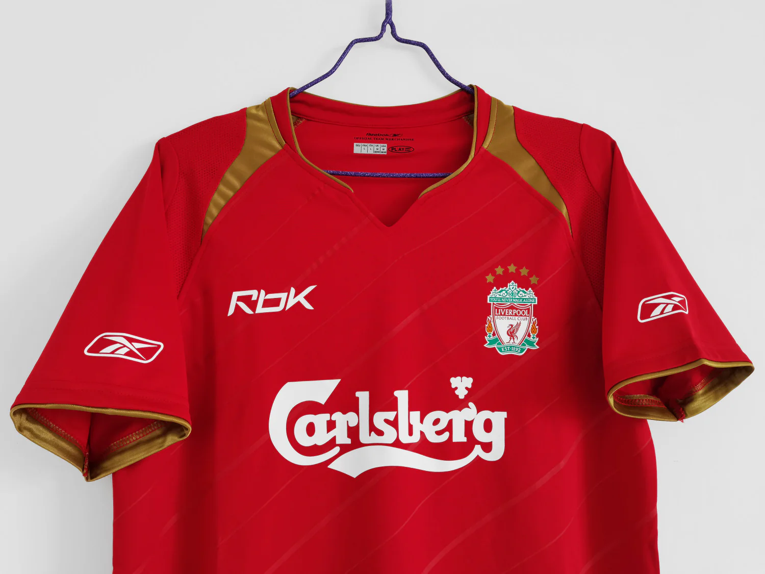 Liverpool Home Retro Jersey 05/06 - Image 9
