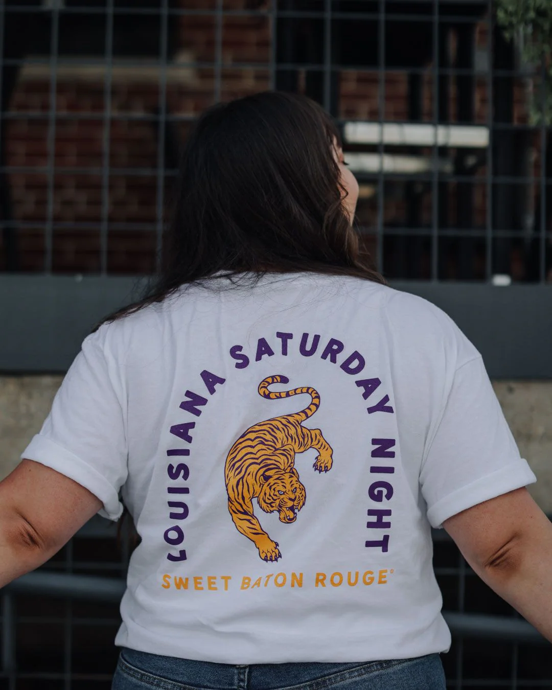 Louisiana Saturday Night Tiger Pocket T-shirt - Image 4