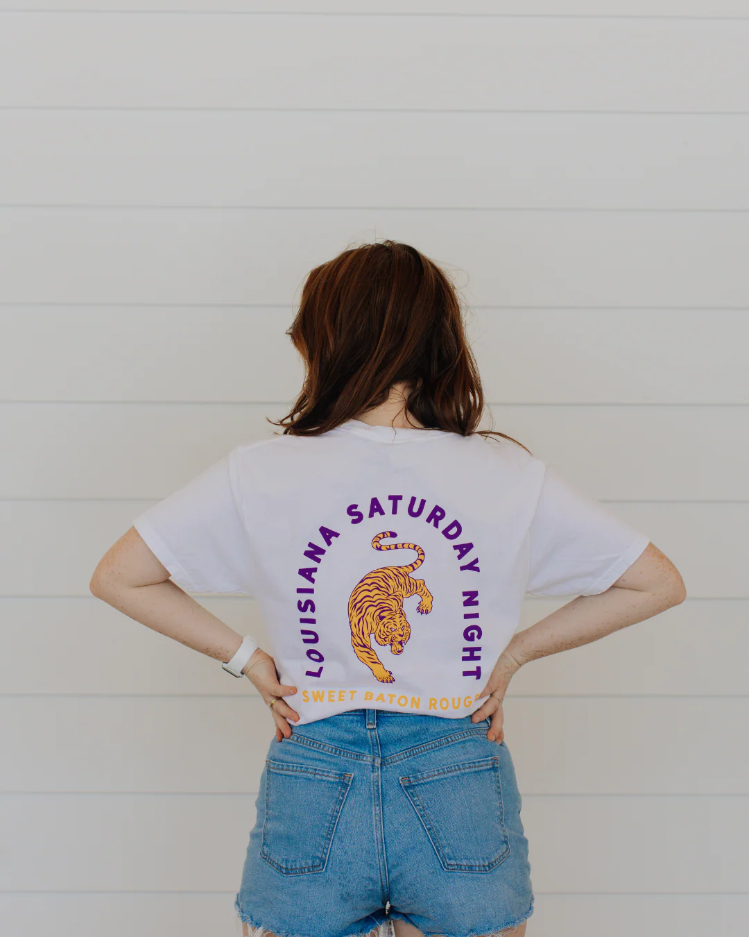 Louisiana Saturday Night Tiger Pocket T-shirt - Image 5