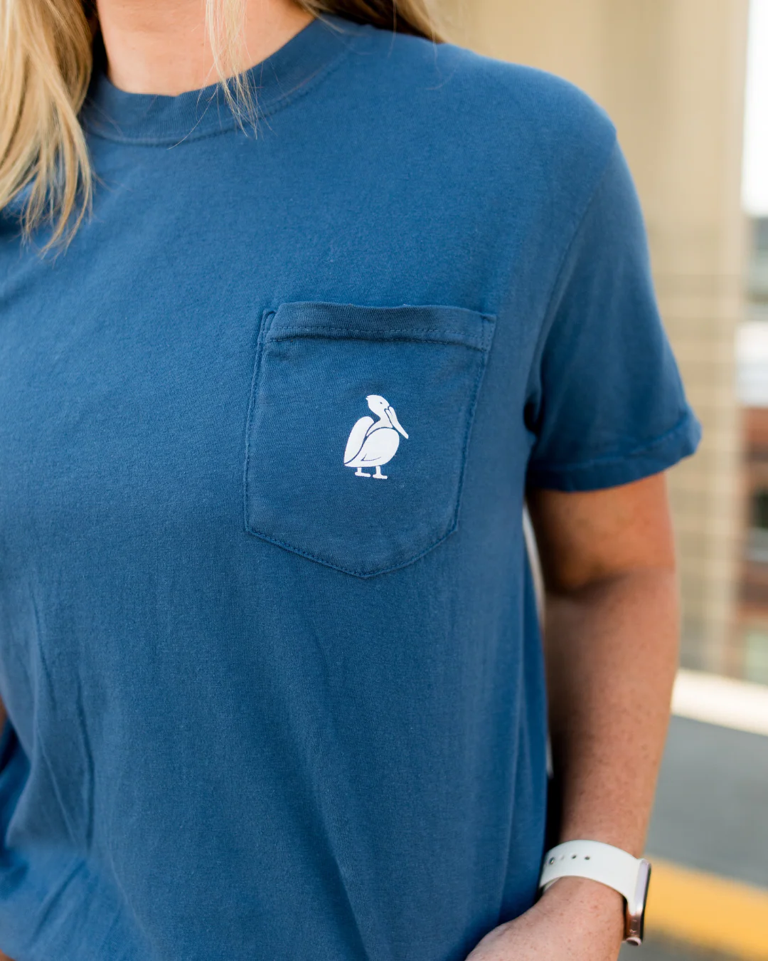 Louisiana Strong Airboat Pocket T-Shirt - Image 4