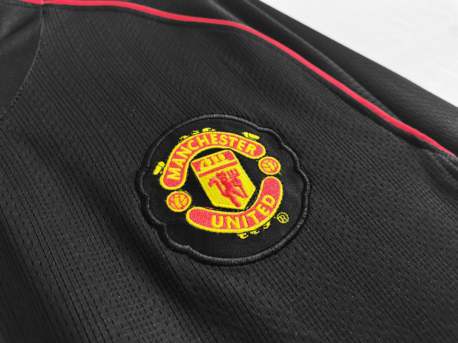 Manchester United Away Long Sleeve Retro Jersey 2007/08 - Image 4