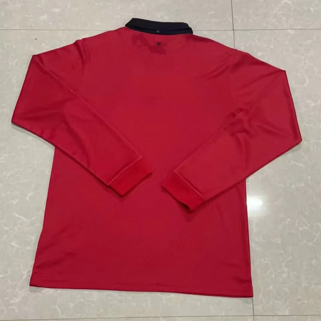 Manchester United Home Long Sleeve Retro Jersey 2013/14 - Image 2