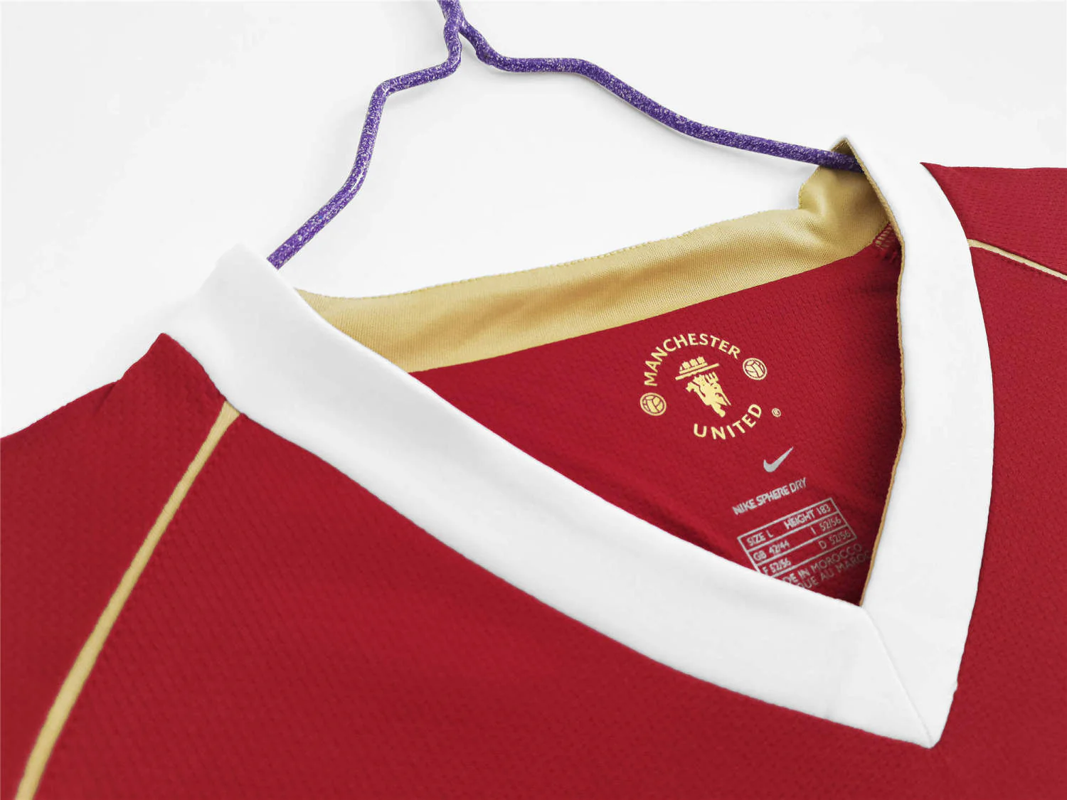 Manchester United Home Retro Jersey 06/07 - Image 11
